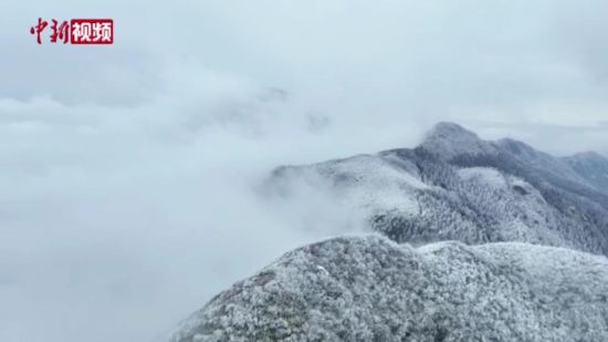 衡山雾凇雪景迎游客