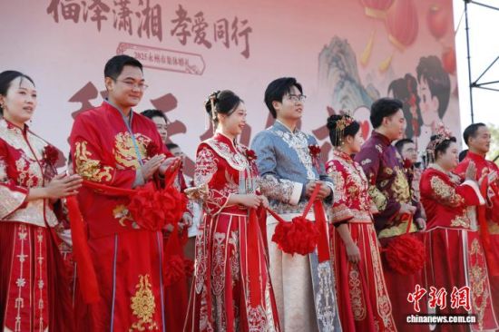 婚礼现场。钟伟锋 摄